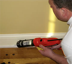 Insulating a wall in a Seaford home for increased energy efficiency