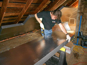 Rigid foam insulation